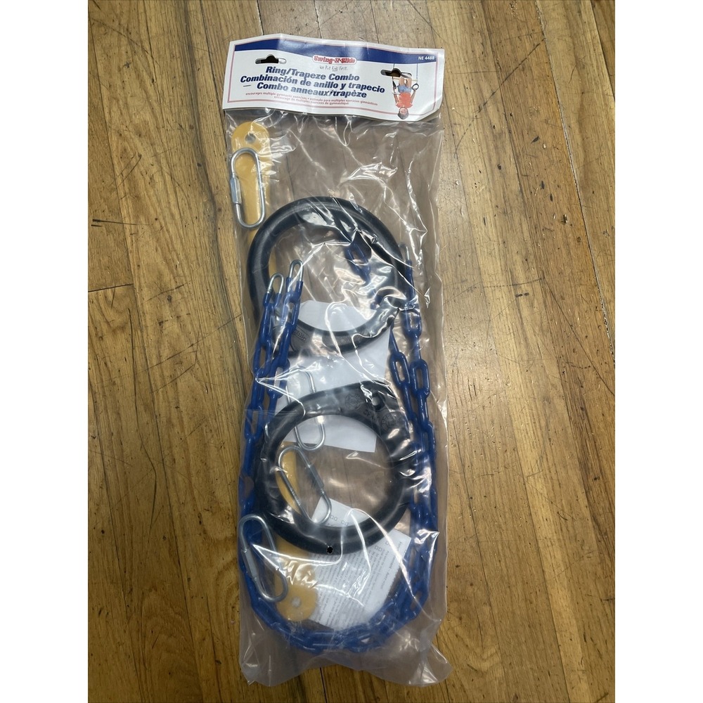 Swing-N-Slide Ring and Trapeze Combo Swing Spin CIRCUS TODDLER Kids Fun WS4488